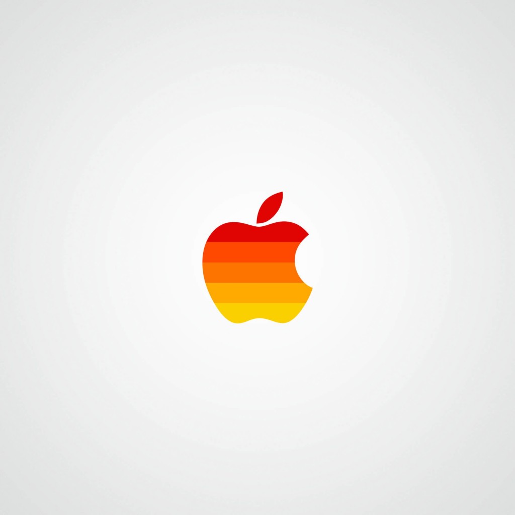 Clear Apple Wallpaper for Apple iPad 2