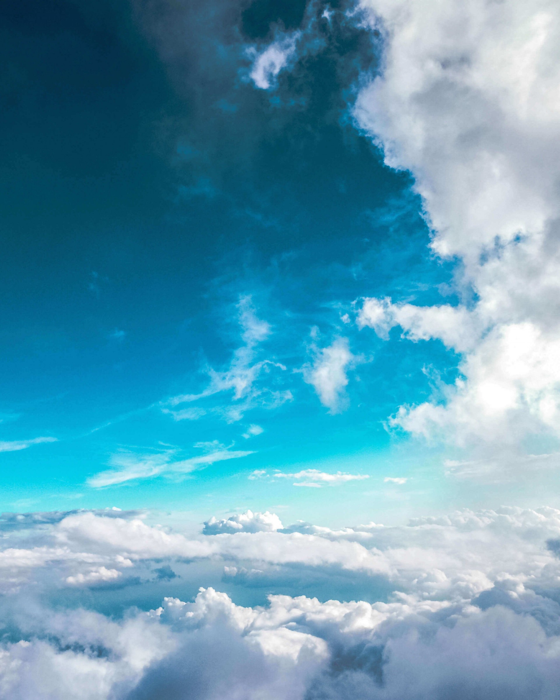 Cloudy Blue Sky Wallpaper for Google Nexus 7