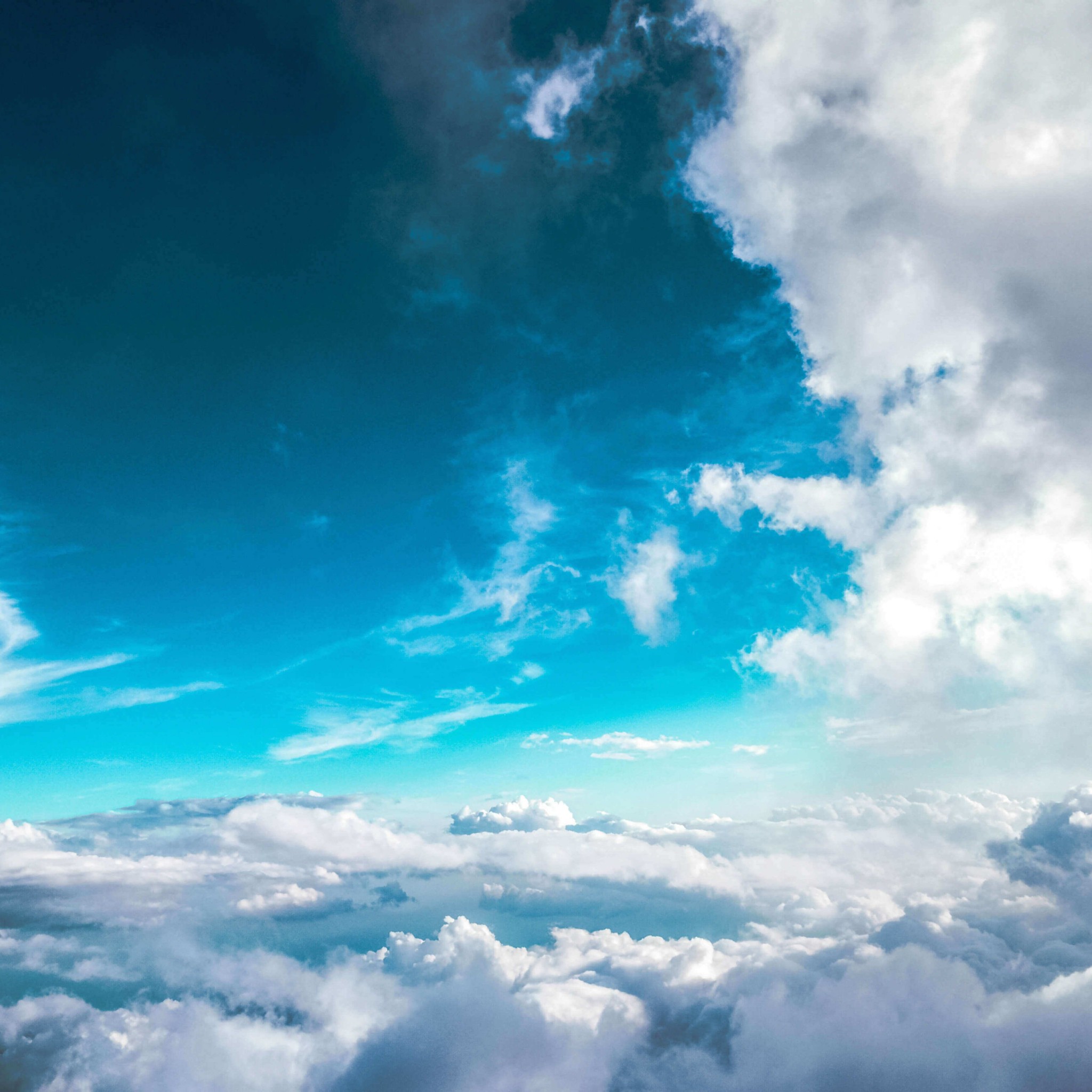 Cloudy Blue Sky Wallpaper for Google Nexus 9