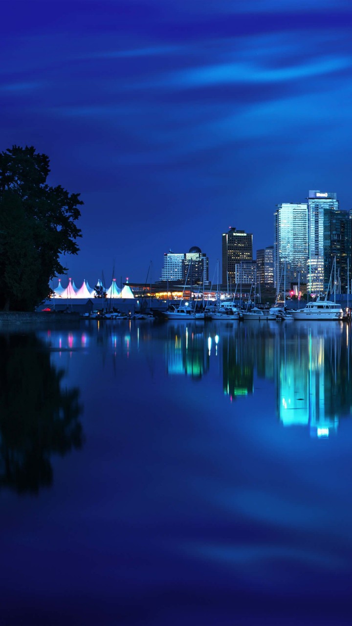 Coal Harbour Marina, Vancouver Wallpaper for SAMSUNG Galaxy Note 2