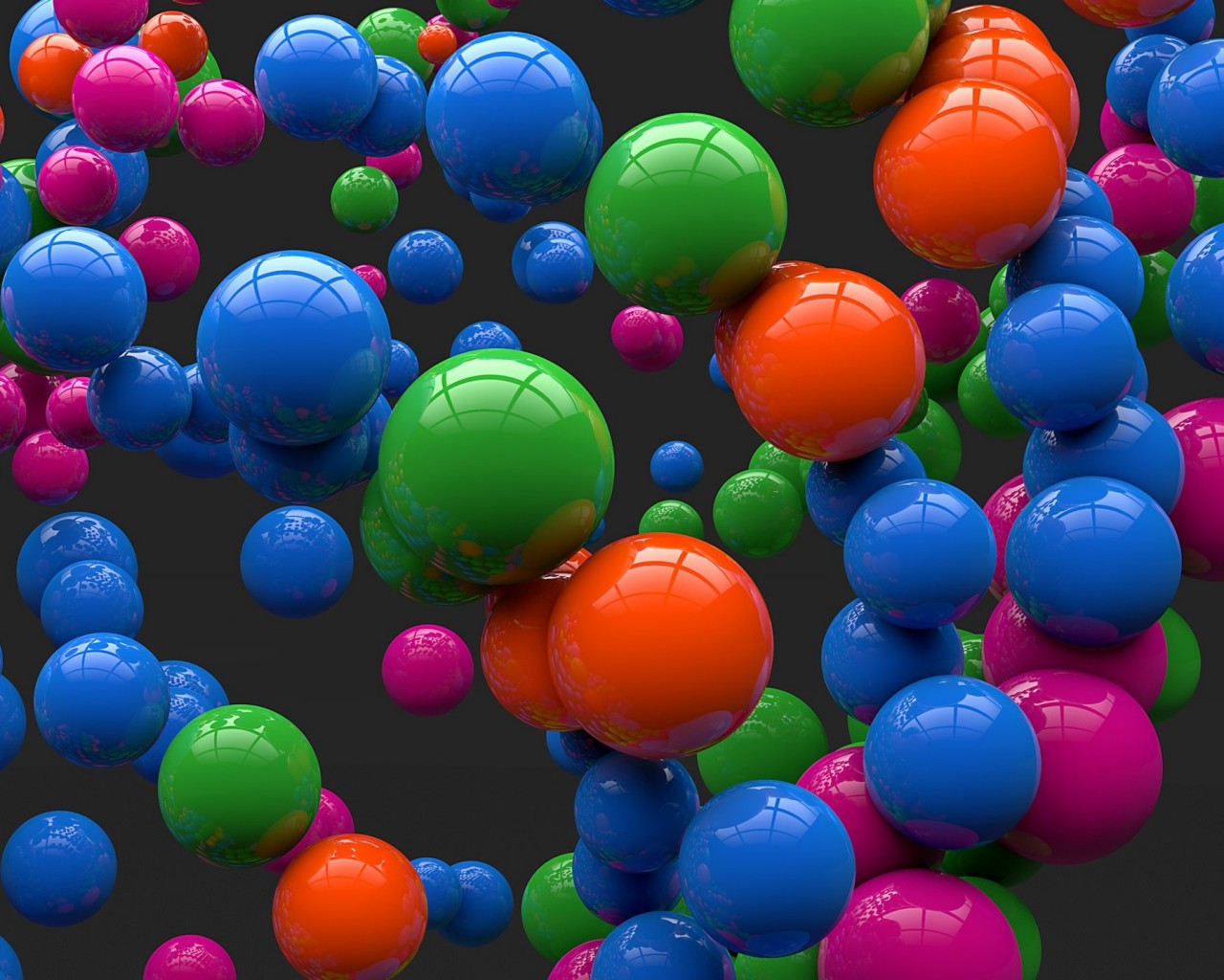 Colorful Balls Wallpaper for Desktop 1280x1024