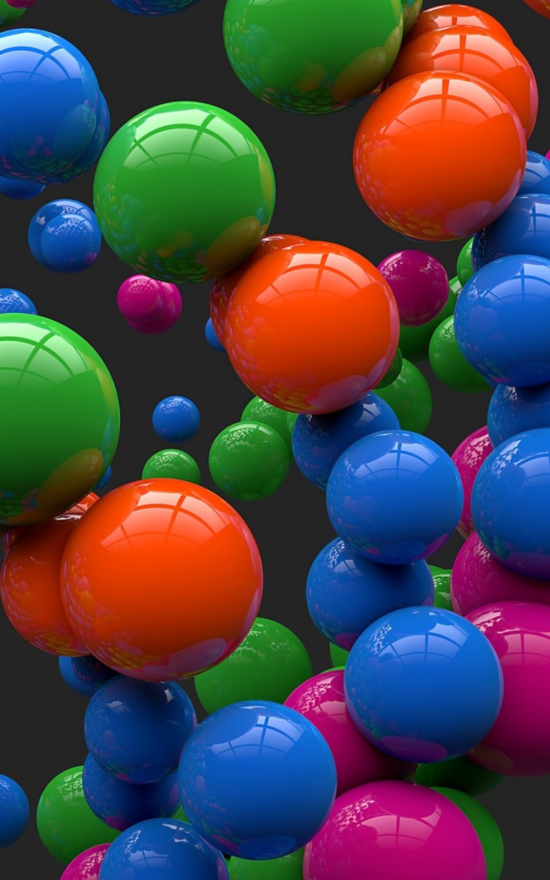 Colorful Balls Wallpaper for Amazon Kindle Fire HD