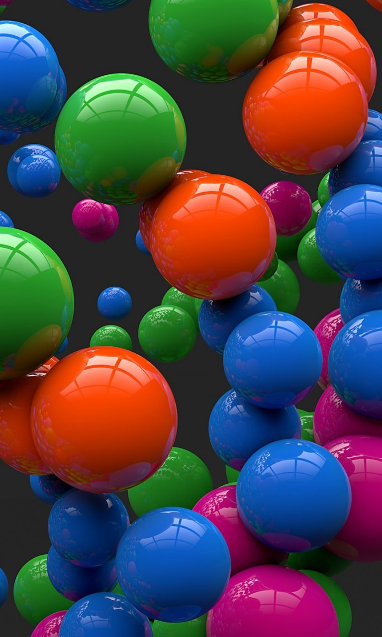 Colorful Balls Wallpaper for Google Nexus 4