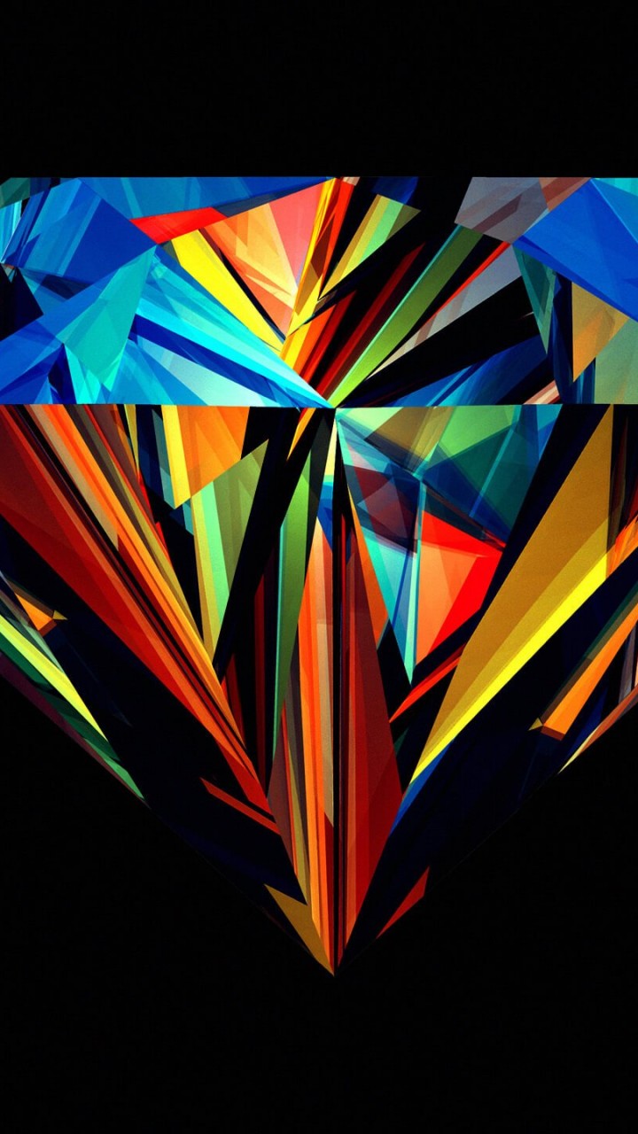 Colorful Diamond Wallpaper for Motorola Droid Razr HD