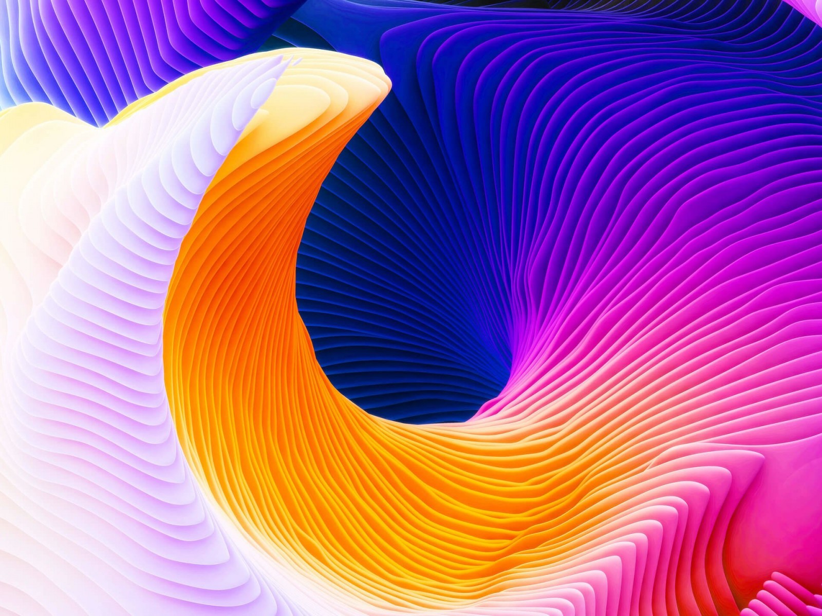 Colorful Spiral Wallpaper for Desktop 1600x1200