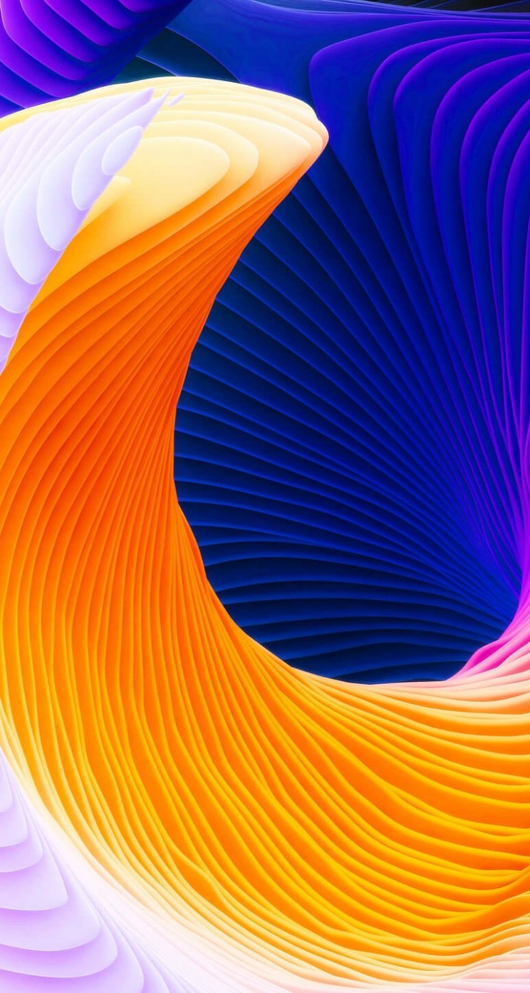 Colorful Spiral Wallpaper for Apple iPhone 5 / 5s