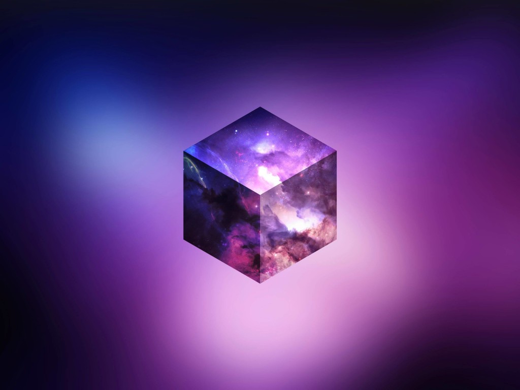 Cosmic Cube Wallpaper for Desktop 1024x768