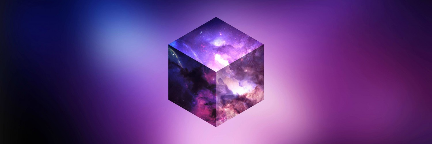 Cosmic Cube Wallpaper for Social Media Twitter Header