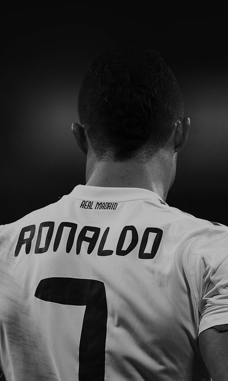 Cristiano Ronaldo in Black & White Wallpaper for LG Optimus G