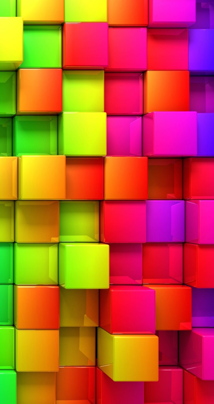 Cubic Rainbow Wallpaper for Apple iPhone 6 / 6s