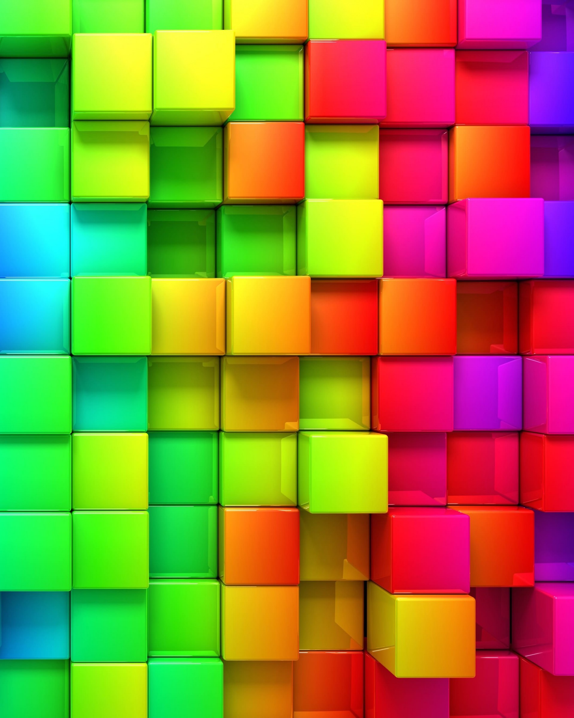 Cubic Rainbow Wallpaper for Google Nexus 7