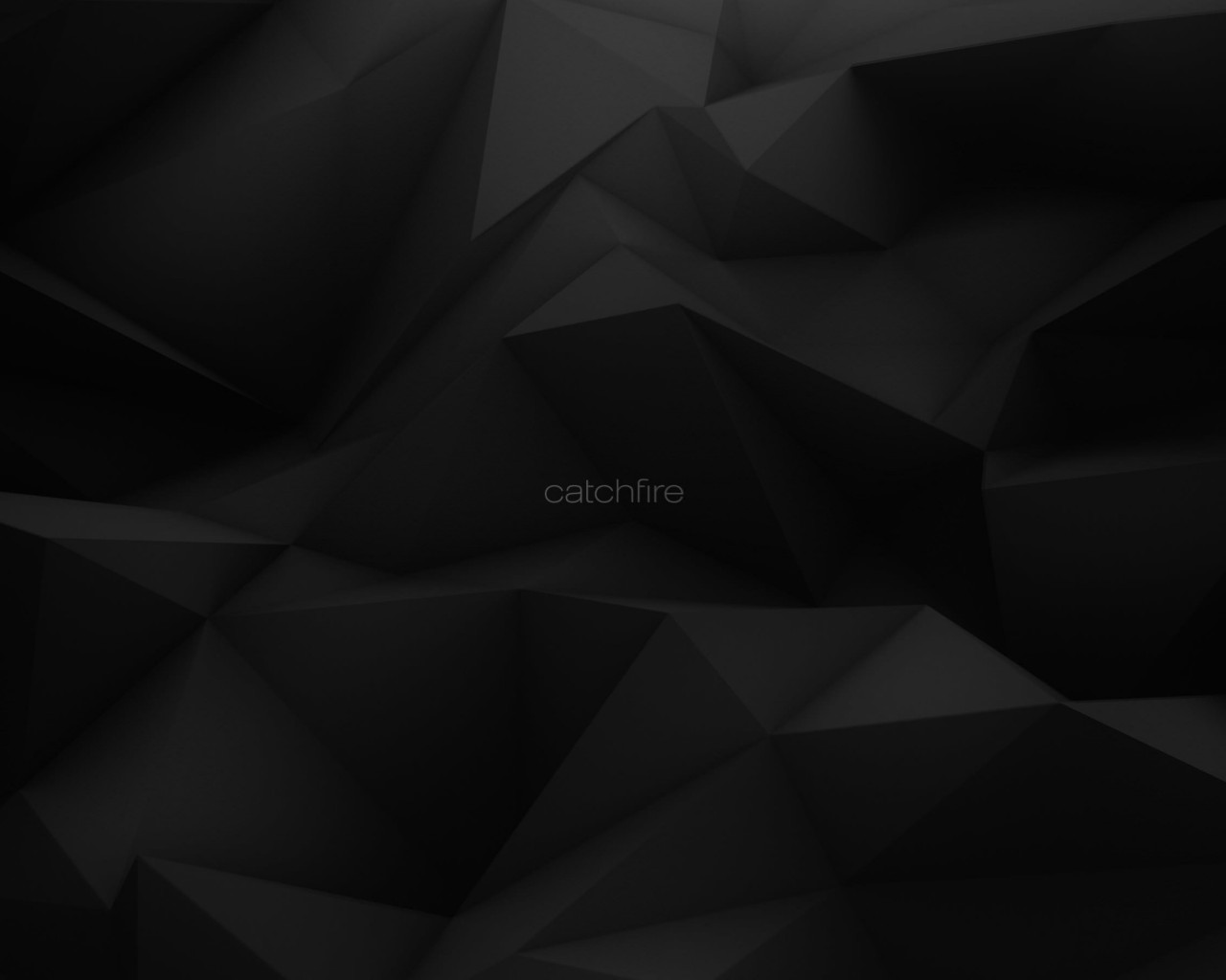 Dark Polygones Wallpaper for Desktop 1280x1024