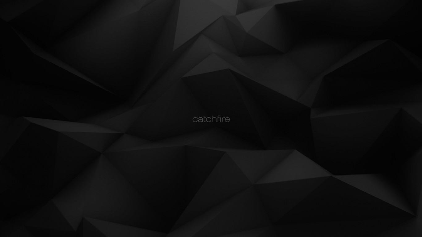 Dark Polygones Wallpaper for Desktop 1366x768