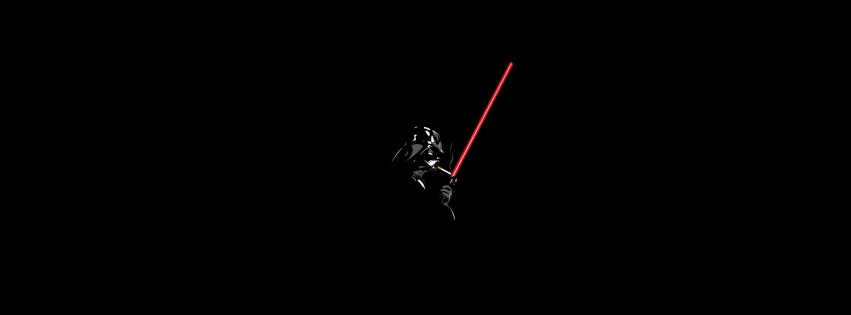 Darth Vader Lighting a Cigarette Wallpaper for Social Media Facebook Cover
