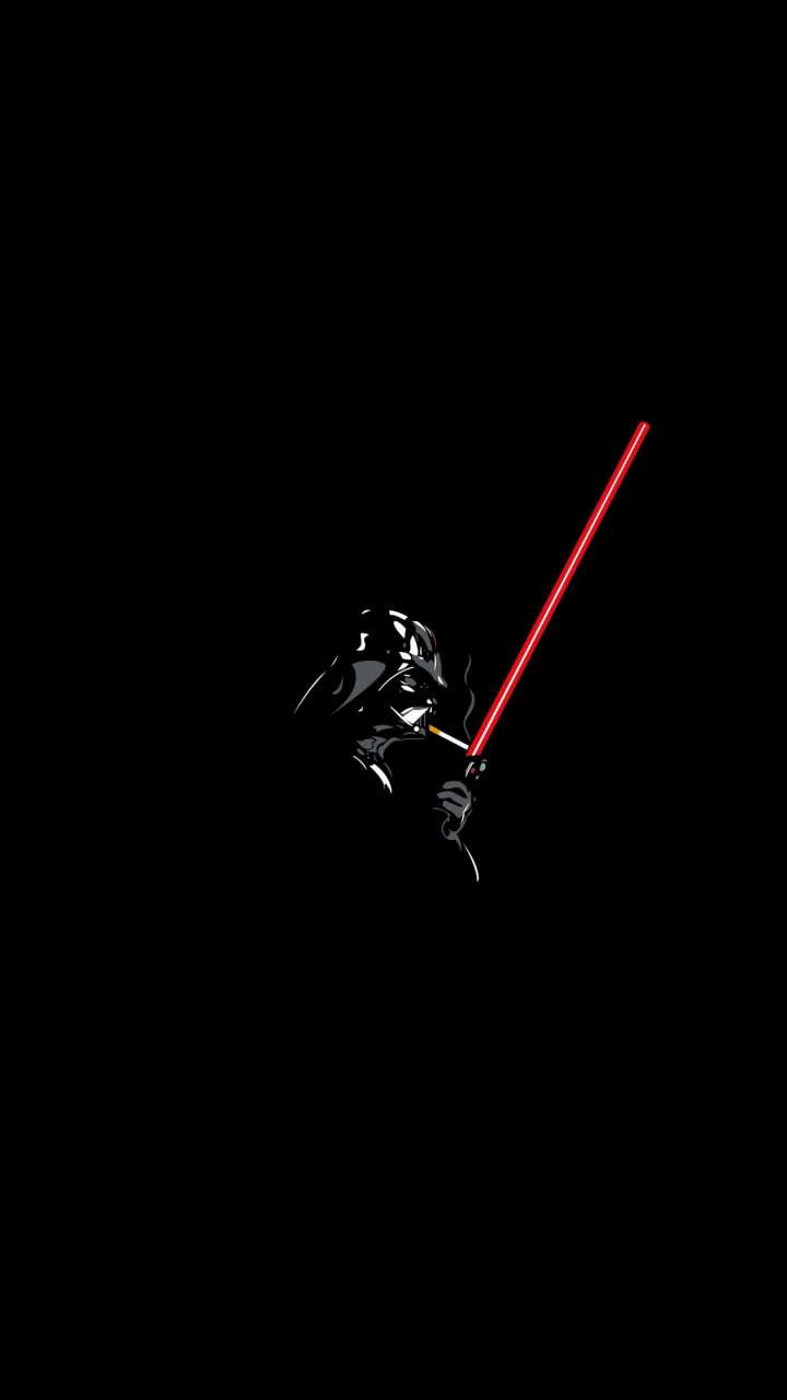 Darth Vader Lighting a Cigarette Wallpaper for HTC One mini