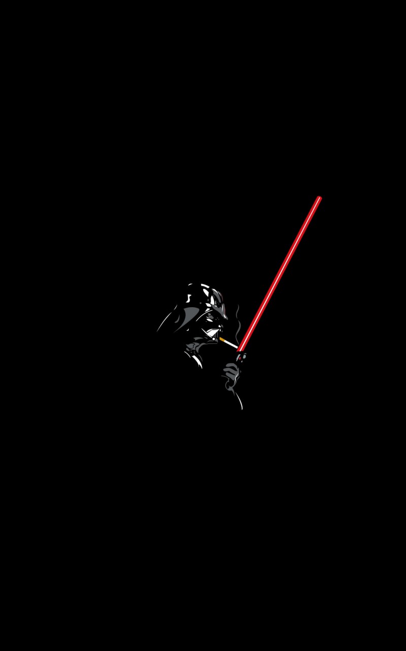 Darth Vader Lighting a Cigarette Wallpaper for Amazon Kindle Fire HD