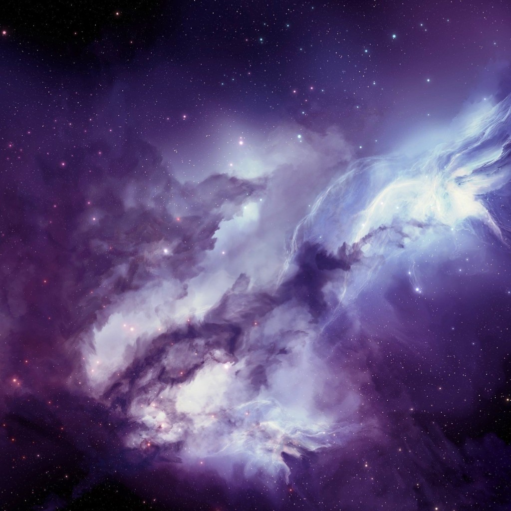 Deep Space Nebula Wallpaper for Apple iPad 2