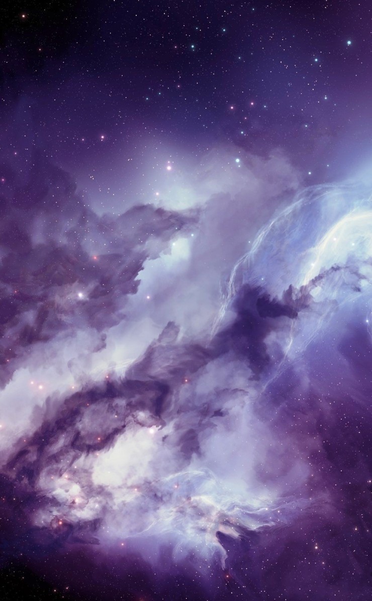 Deep Space Nebula Wallpaper for Apple iPhone 4 / 4s
