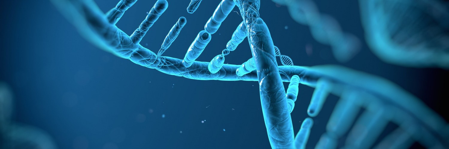 DNA Structure Wallpaper for Social Media Twitter Header