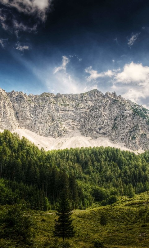 Dreamy Mountains Wallpaper for SAMSUNG Galaxy S3 Mini