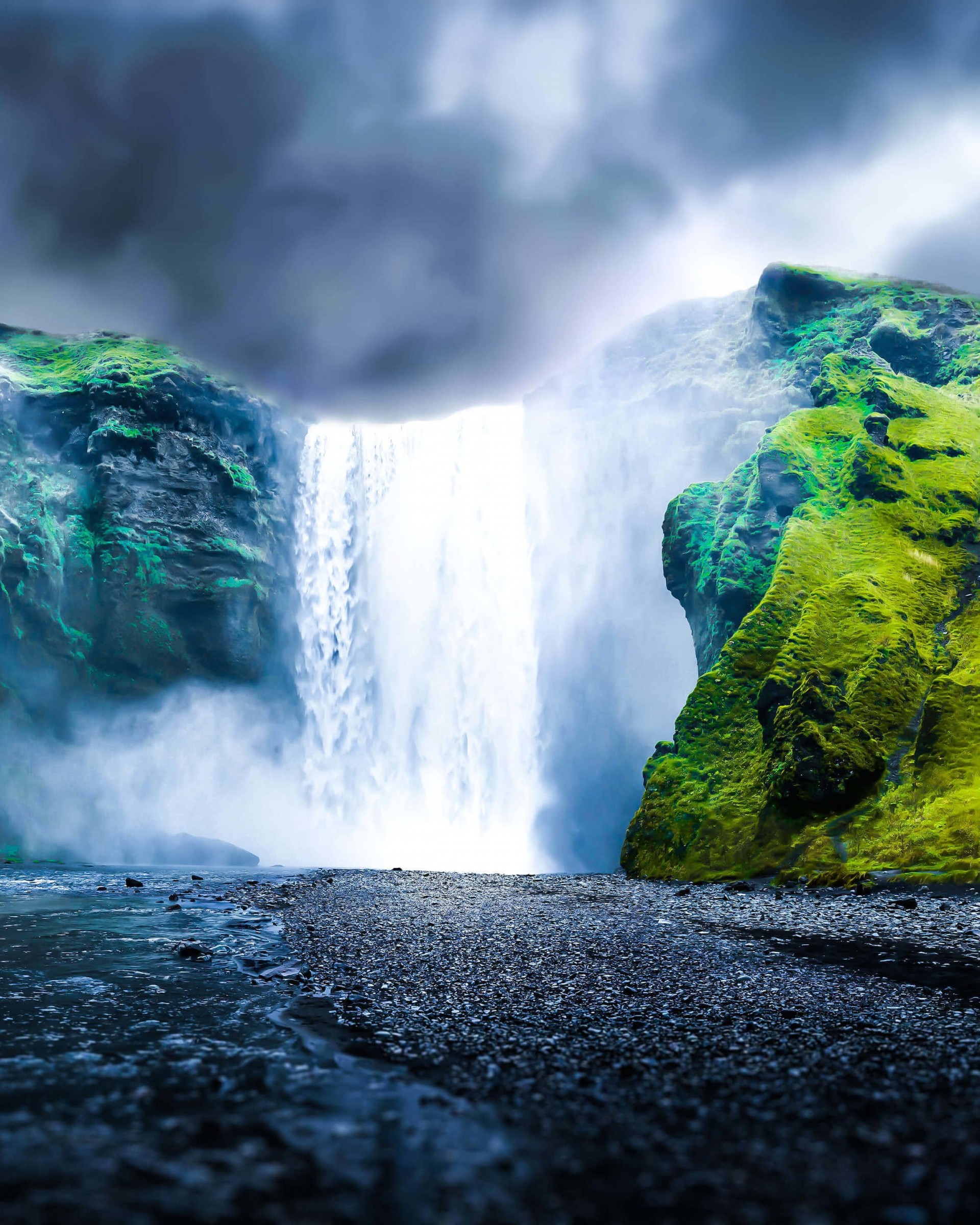 Dreamy Waterfall Wallpaper for Google Nexus 7
