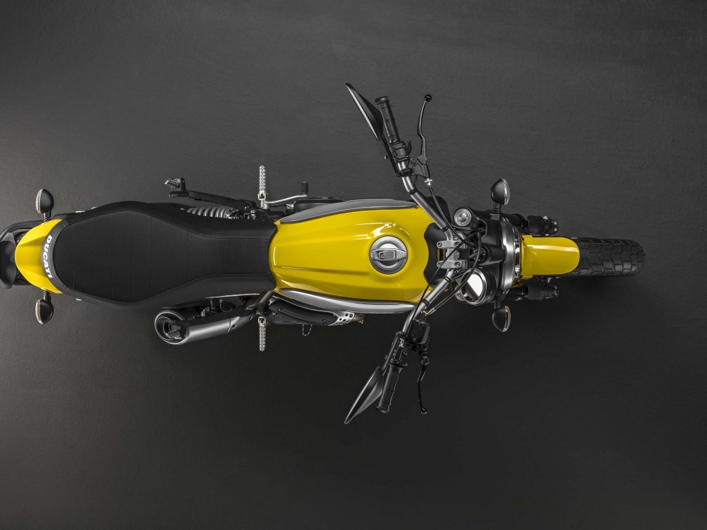 Ducati Scrambler Top View Wallpaper for Desktop 1024x768