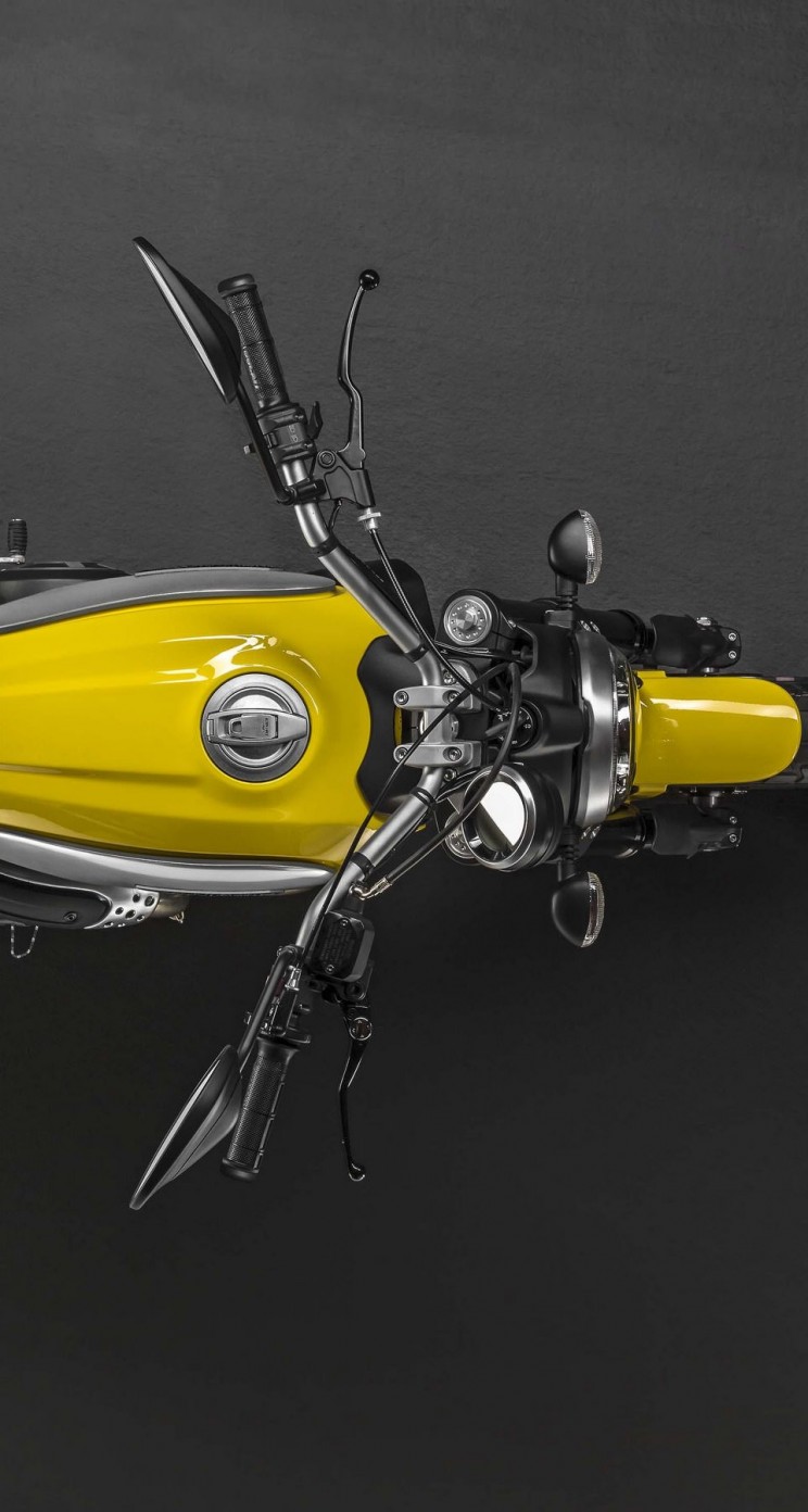 Ducati Scrambler Top View Wallpaper for Apple iPhone 5 / 5s