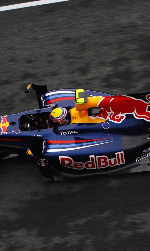 F1 Red Bull Team Wallpaper for HTC Desire HD