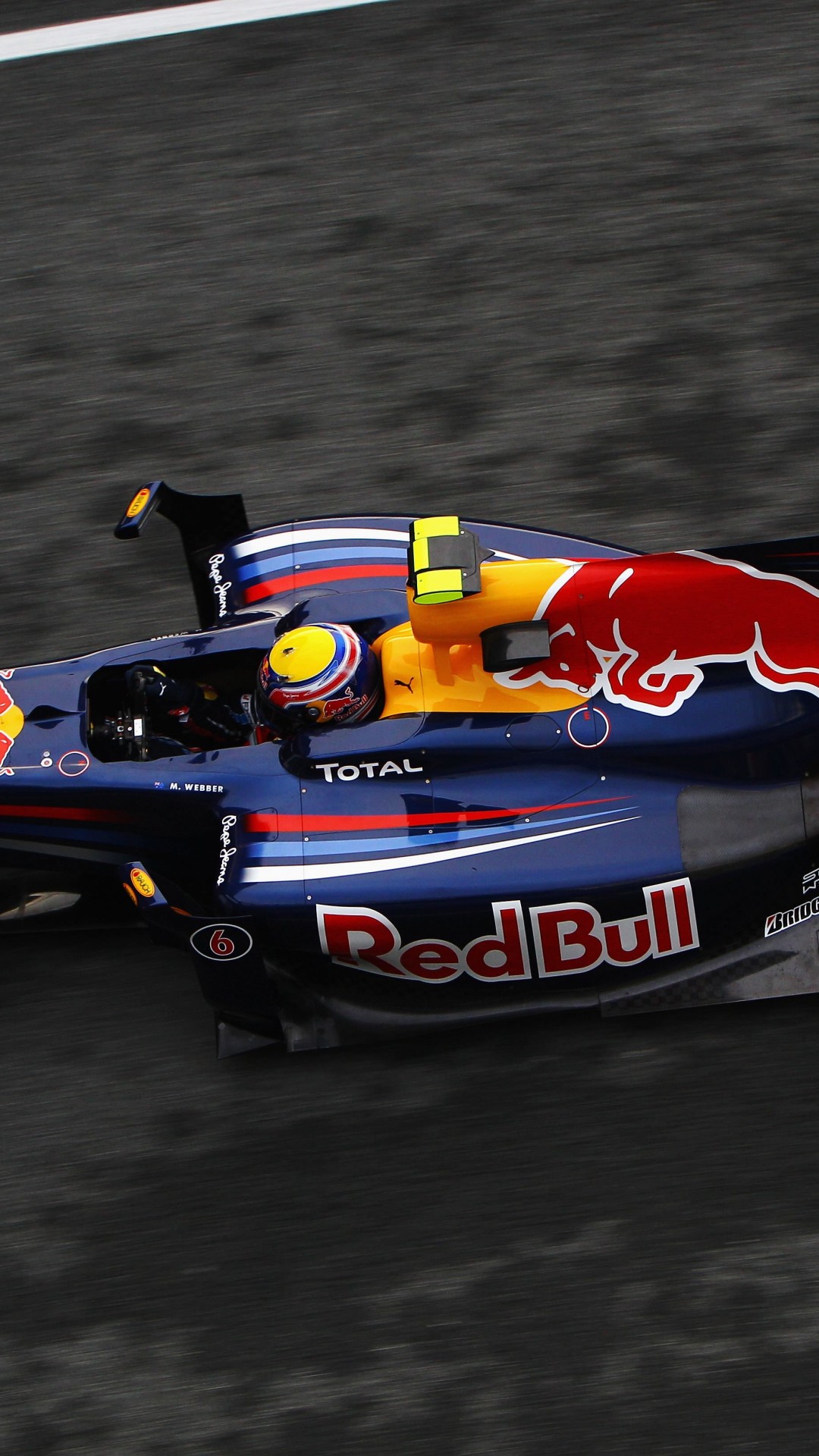 F1 Red Bull Team Wallpaper for HTC One