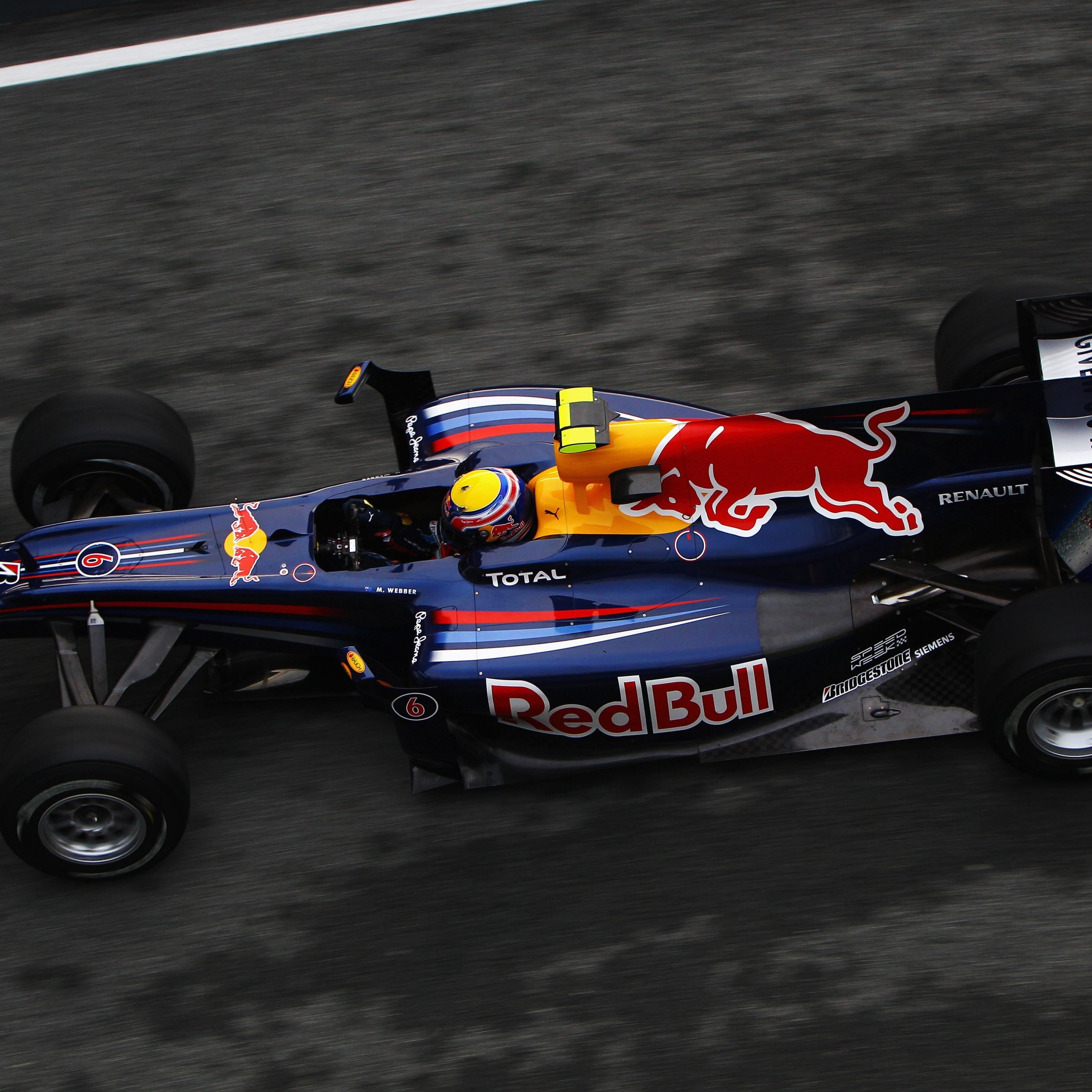 F1 Red Bull Team HD wallpaper for iPad Air screens