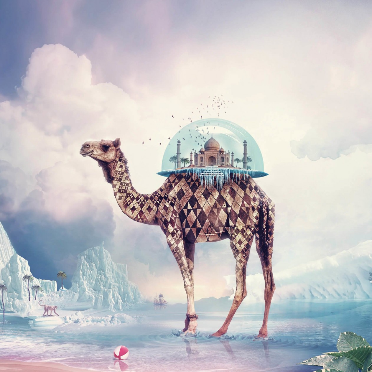 Fantasy Camel Wallpaper for Apple iPad mini