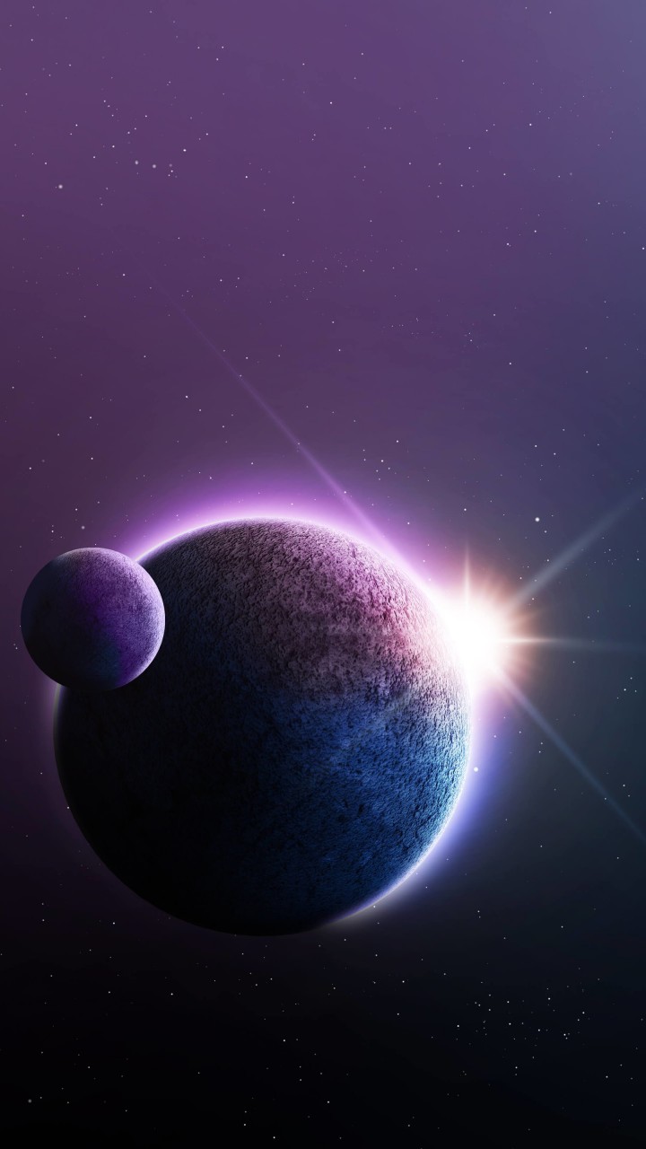 Far-Off Planets Wallpaper for SAMSUNG Galaxy Note 2