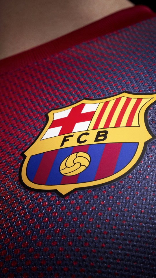 FC Barcelona Logo Shirt Wallpaper for SAMSUNG Galaxy S4 Mini