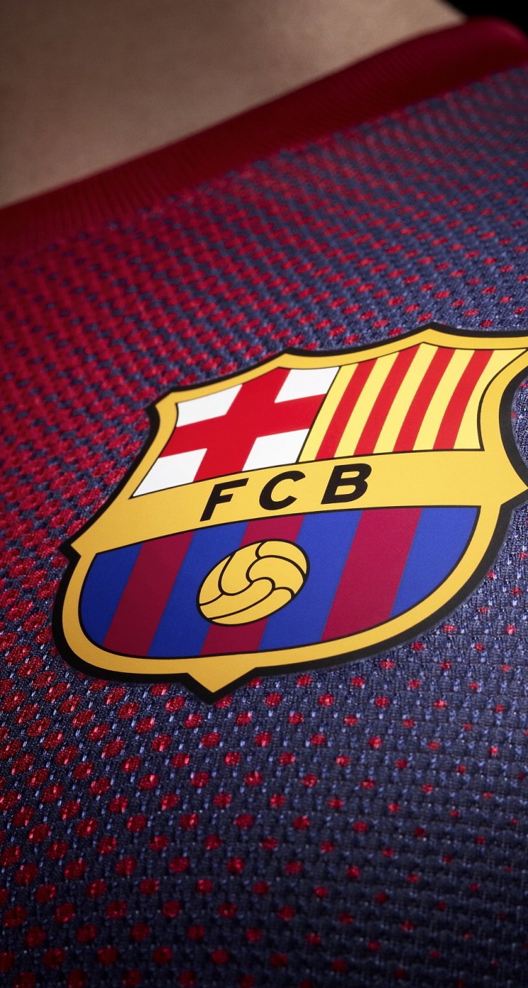 FC Barcelona Logo Shirt Wallpaper for Apple iPhone 5 / 5s