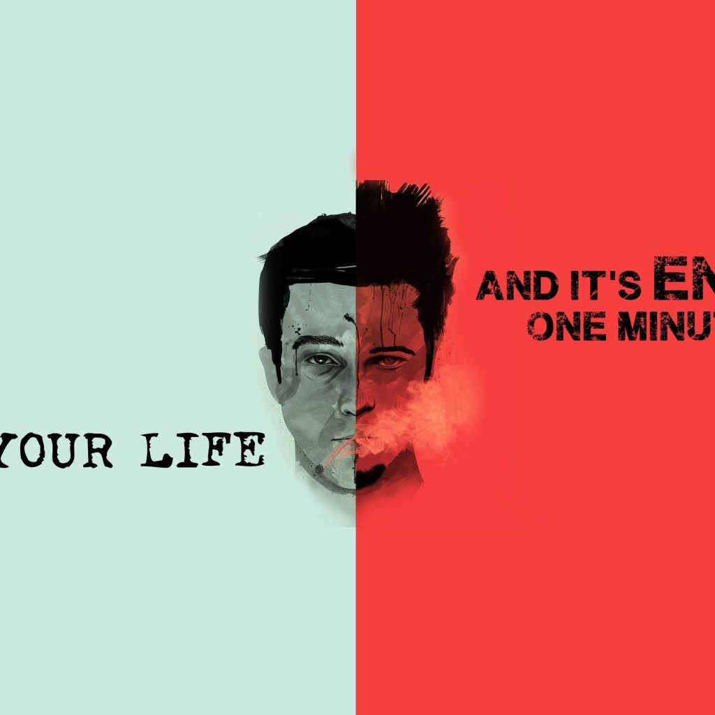 Fight Club Quote Wallpaper for Apple iPad 2