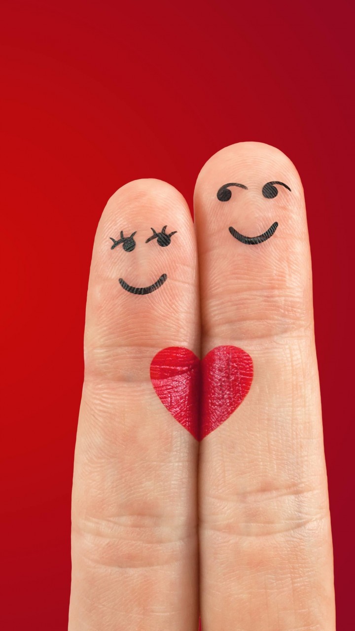 Fingers in Love Wallpaper for SAMSUNG Galaxy Note 2