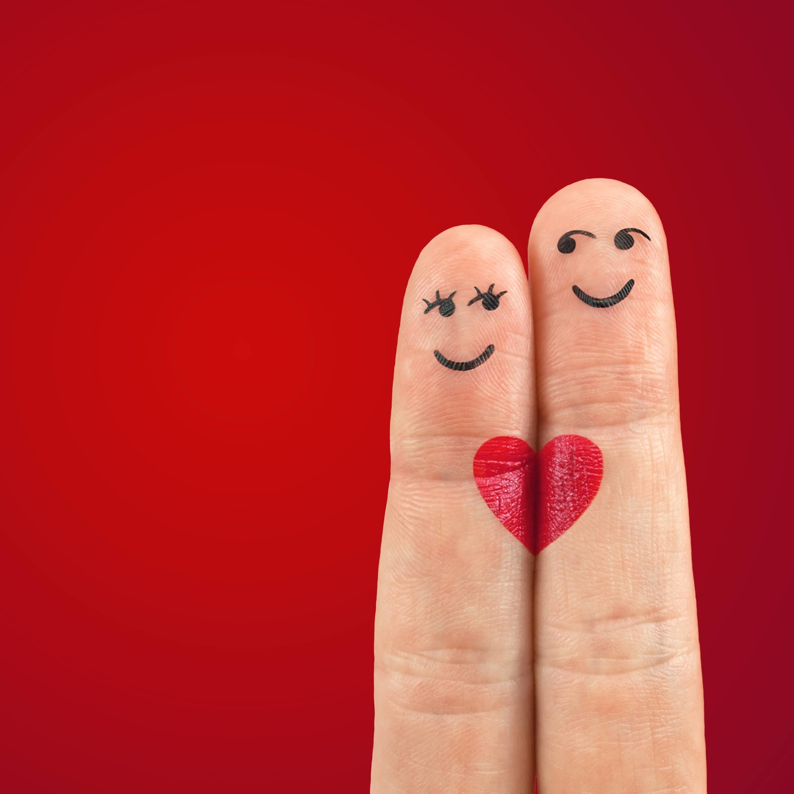 Fingers in Love Wallpaper for Apple iPhone 6 Plus
