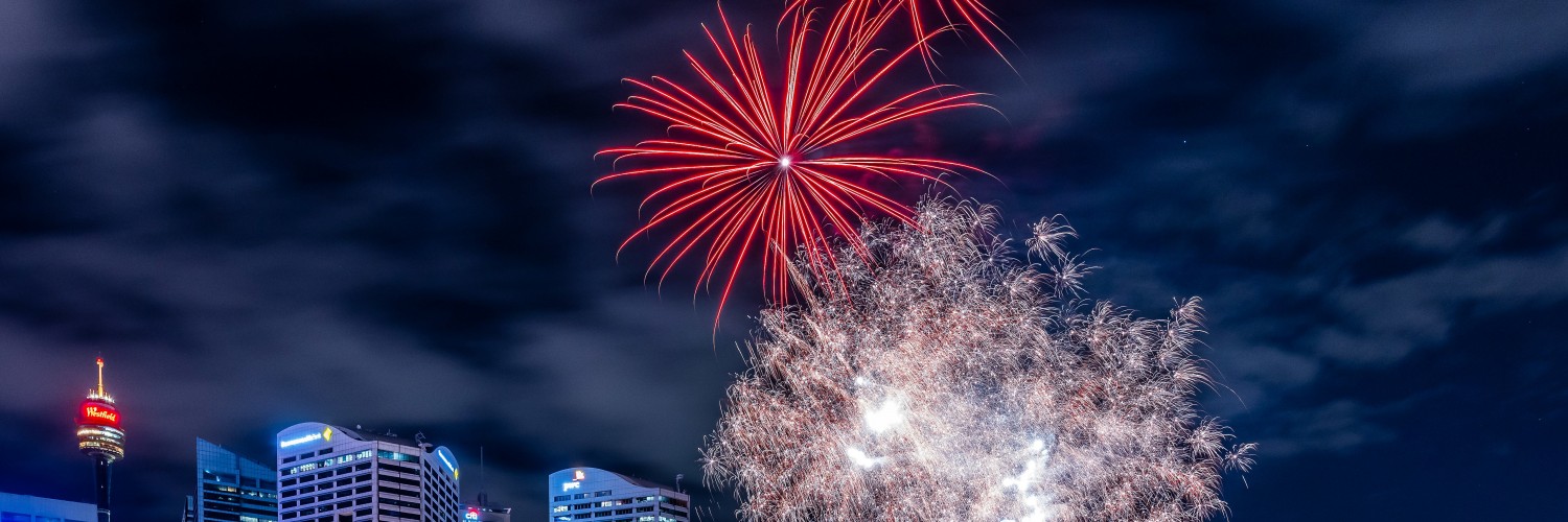 Fireworks In Darling Harbour Wallpaper for Social Media Twitter Header