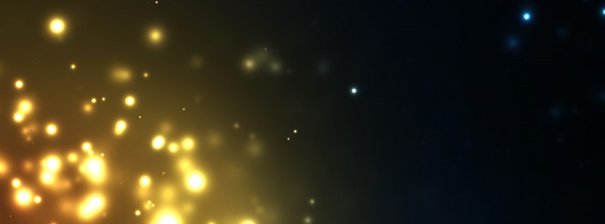 Floating Particles Wallpaper for Social Media Facebook Cover