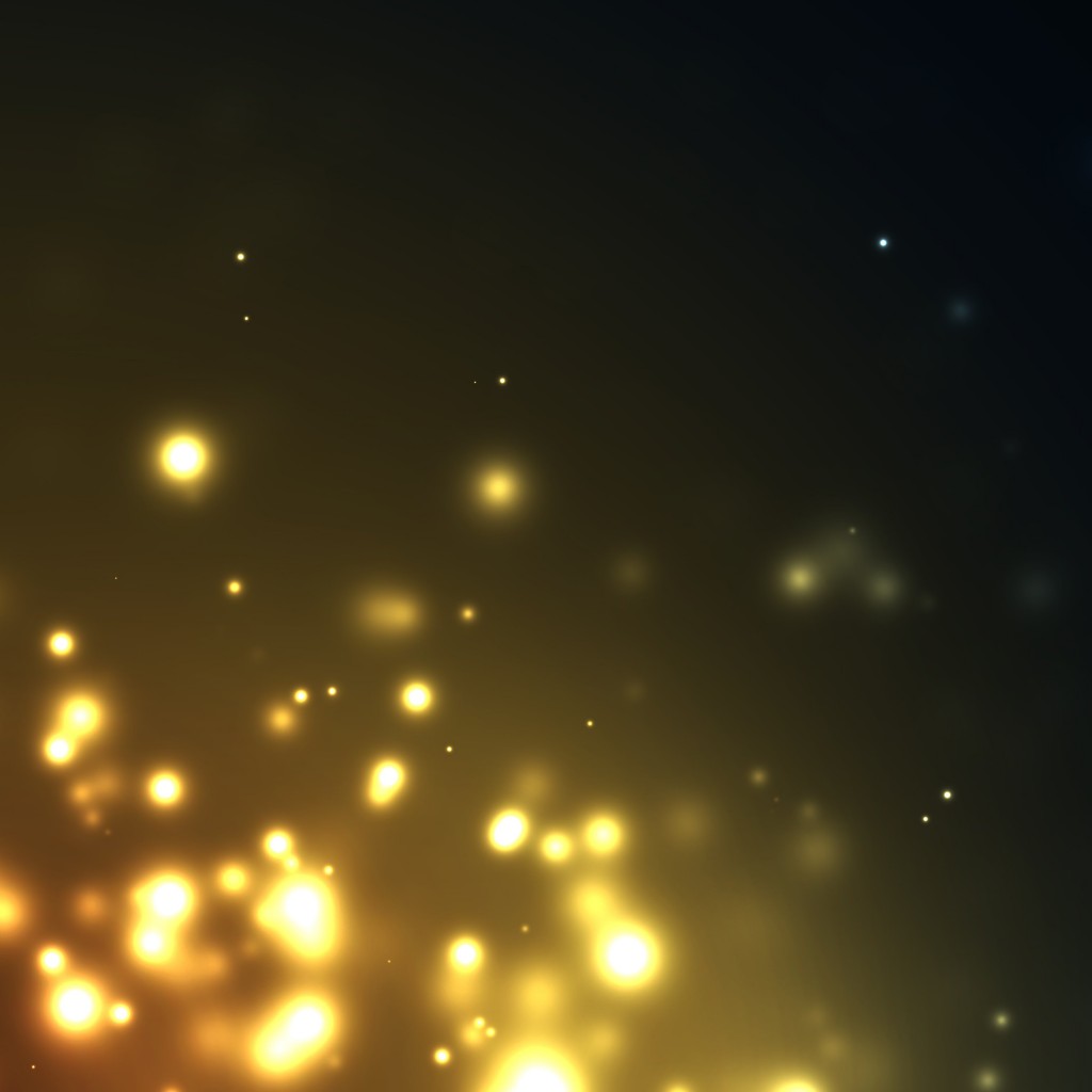 Floating Particles Wallpaper for Apple iPad 2