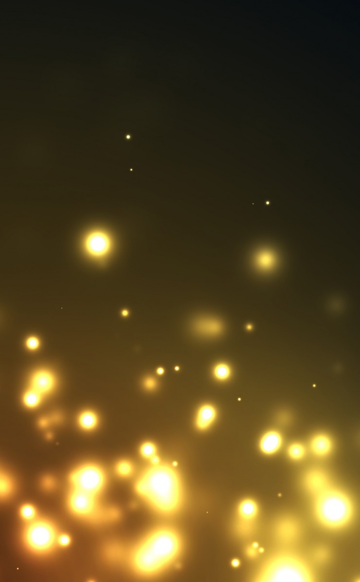 Floating Particles Wallpaper for Apple iPhone 4 / 4s