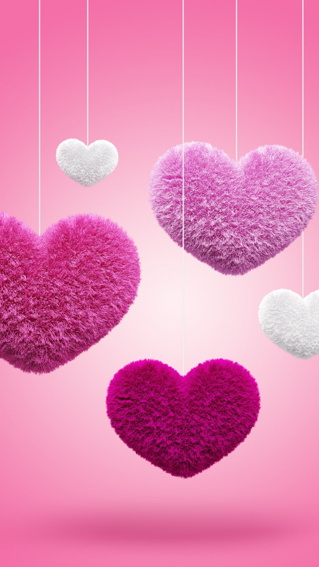 Fluffy Hearts Wallpaper for Google Nexus 5X