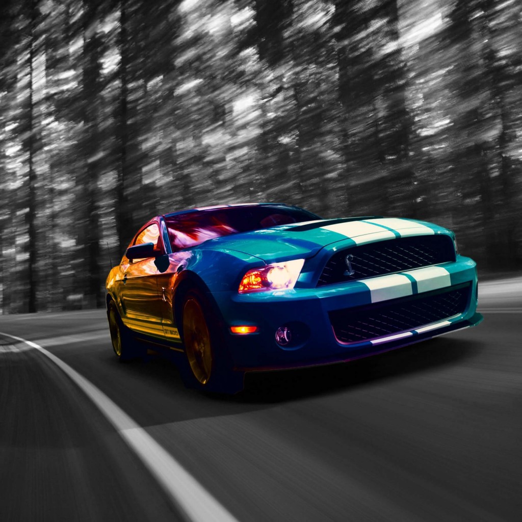 Ford Mustang Shelby GT500 Wallpaper for Apple iPad