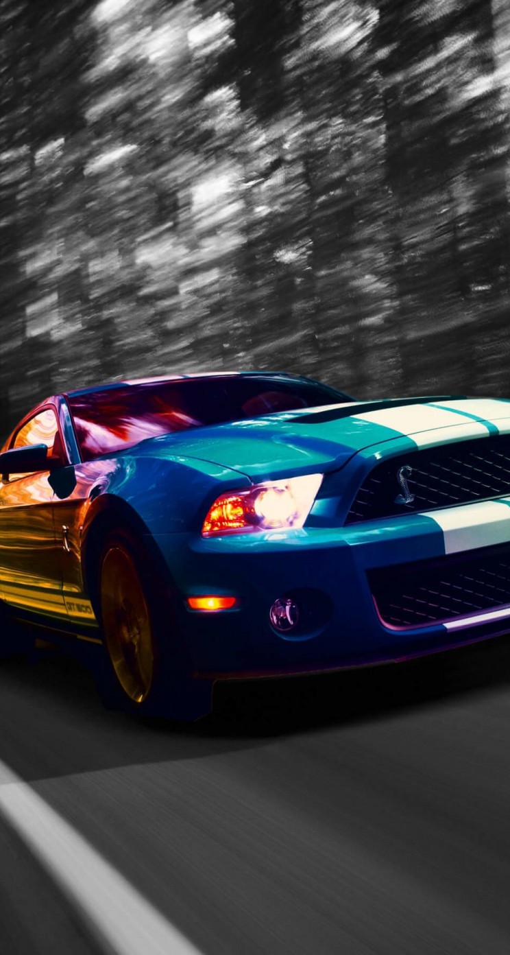 Ford Mustang Shelby GT500 Wallpaper for Apple iPhone 5 / 5s