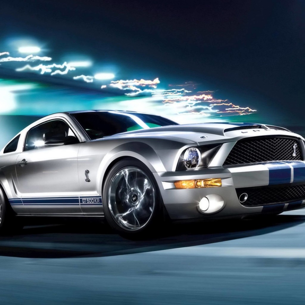 Ford Mustang Shelby GT500KR Wallpaper for Apple iPad 2