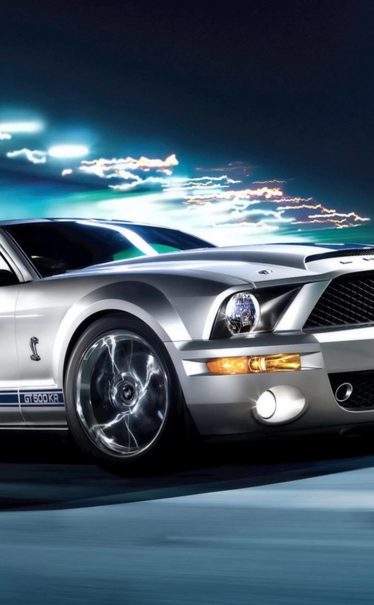 Ford Mustang Shelby GT500KR Wallpaper for Apple iPhone 4 / 4s