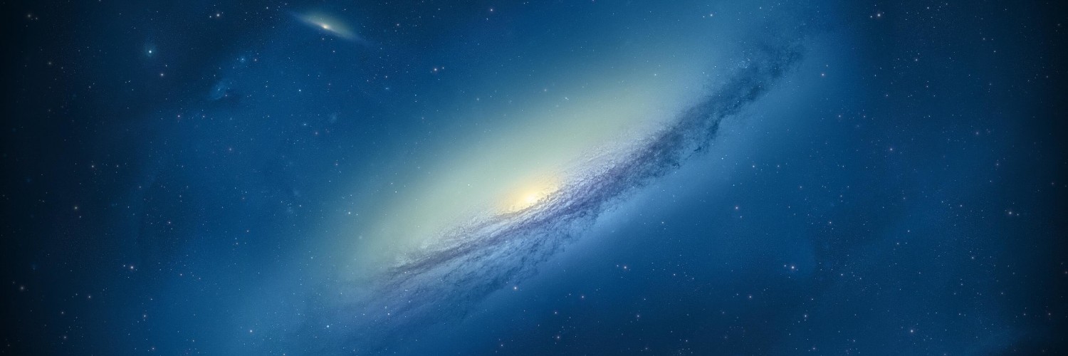 Galaxy NGC 3190 Wallpaper for Social Media Twitter Header