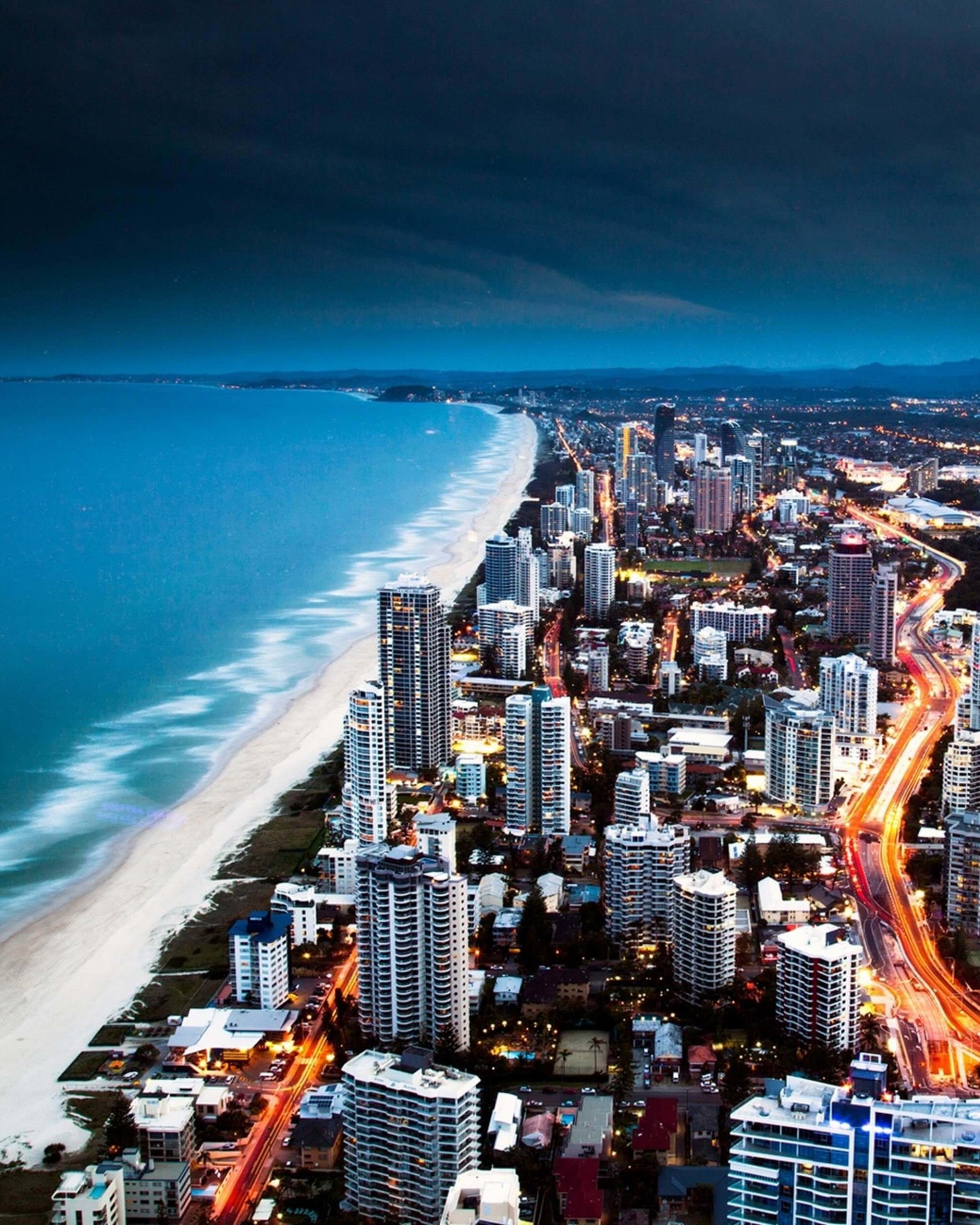 Gold Coast City in Queensland, Australia Wallpaper for Google Nexus 7