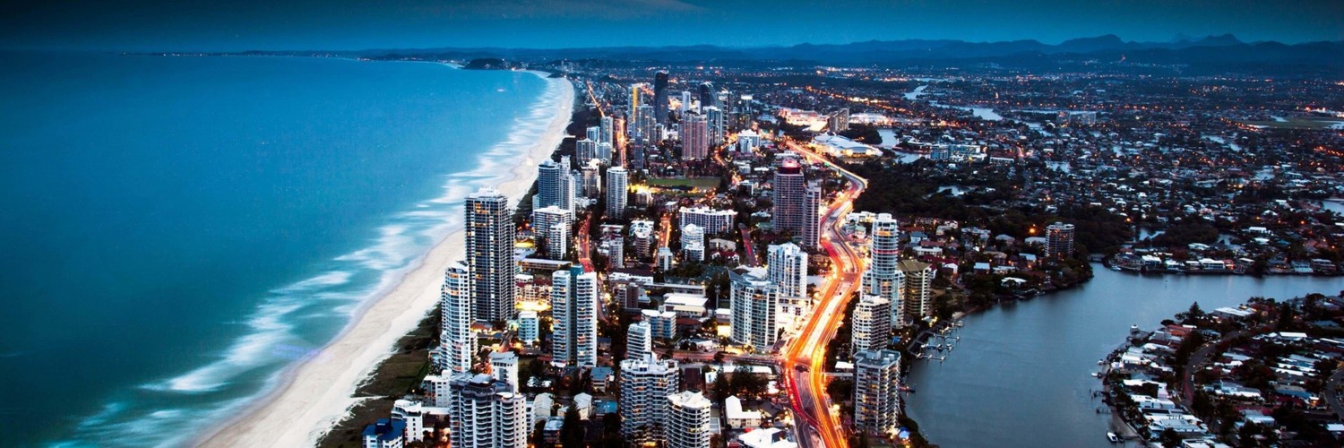 Gold Coast City in Queensland, Australia Wallpaper for Social Media Twitter Header