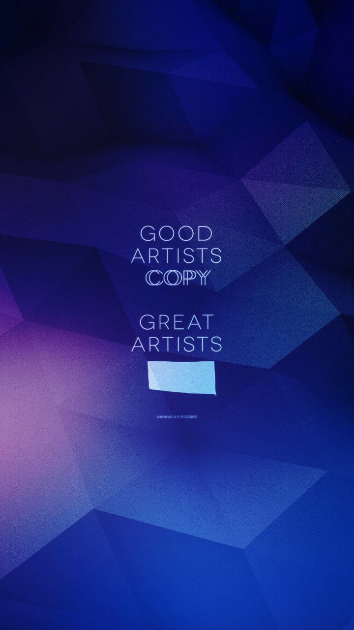 Good Artists Copy Wallpaper for SAMSUNG Galaxy Note 2